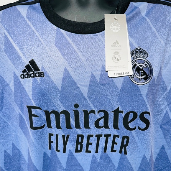Real Madrid Away Kit Jersey Champions League Yovanny 25 XXL Adidas Aeroready - Picture 2 of 7